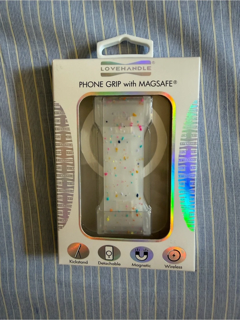 Livehandle Pro Confetti  Confetti Phone Grip with MagSafe New